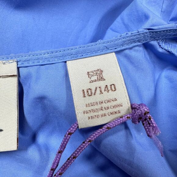 Scotch & Soda Crisp Cotton Ruffle Wrapover Top Girls Size 10 New With Tags - Picture 5 of 11